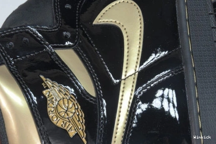 GOLD RETRO METALLIC (2020) HIGH 555088-032 1 JORDAN BLACK 0919